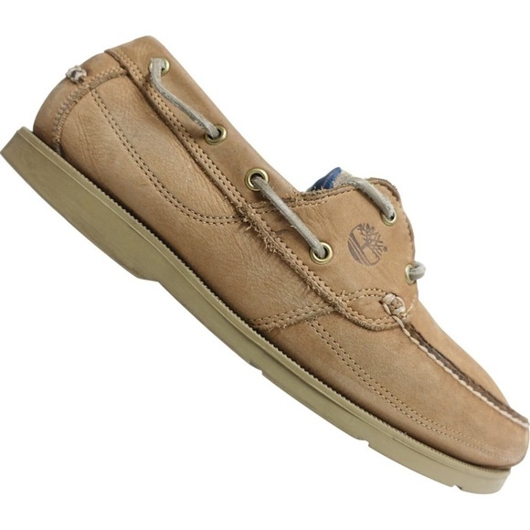 TIMBERLAND Men Boat Shoes Earthkeepers Brown Size 11 M Nubuck Suede Lace-Up - Picture 1 of 10